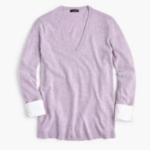 J Crew wool blend oversized sweater with cuffs
